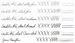 Conklin Duragraph Fountain Pen - Abalone Nights -Office Supplies Sale ALL Conklin 6 JoWo Steel EF F M B S Omniflex