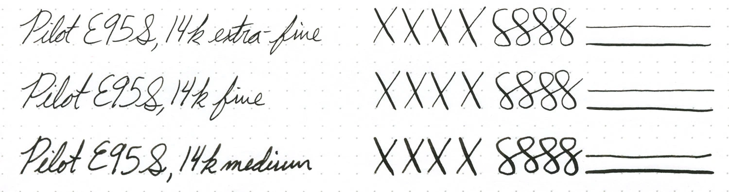 Pilot E95s Fountain Pen - Black 14 Pilot E95s Fountain Pen - Black - Image 12