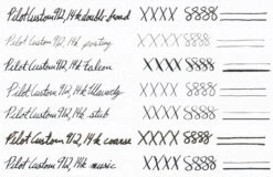 Pilot Custom Heritage 912 Fountain Pen - Black -Office Supplies Sale All Pilot Custom912 14k DB P F W S C M