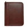 Aston Leather 20 Slot Pen Case - Cognac