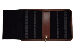 Aston Leather 20 Slot Pen Case - Cognac -Office Supplies Sale AstonLeather 20PenCase Congac OW 3