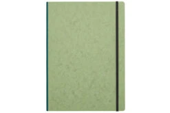 Clairefontaine Basic Clothbound A4 Notebook - Green, Lined