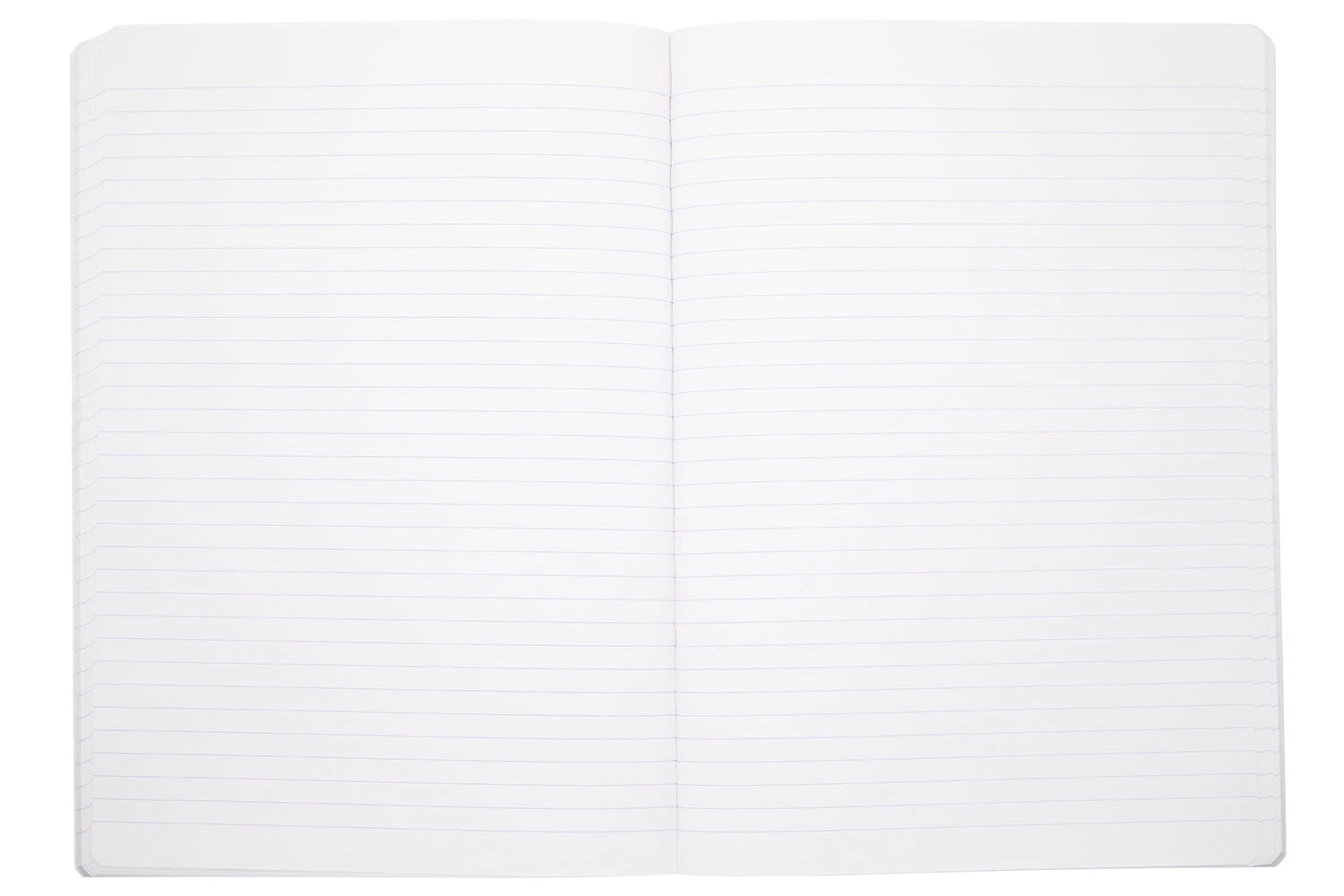 Clairefontaine Basic Clothbound A4 Notebook - Blue, Lined 4 Clairefontaine Basic Clothbound A4 Notebook - Blue, Lined - Image 2