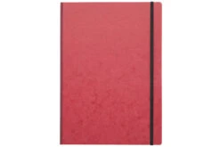 Clairefontaine Basic Clothbound A4 Notebook - Red, Lined