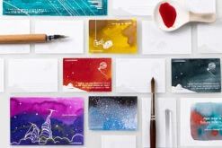 Colorverse Ink Art Cards - Hubble (Size A) -Office Supplies Sale Colorverse HubbleArtCards SizeA stock 6