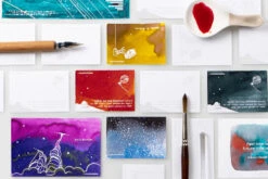 Colorverse Ink Art Cards - Hubble (Size B) -Office Supplies Sale Colorverse HubbleArtCards SizeB stock 10