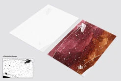 Colorverse Ink Art Cards - Hubble (Size C) -Office Supplies Sale Colorverse HubbleArtCards SizeC stock 12