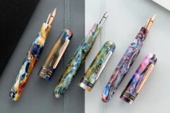 Conklin 1898 Fountain Pen - Misto Green -Office Supplies Sale Conklin 1898 Misto Green Orange Purple group 1