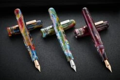 Conklin 1898 Fountain Pen - Misto Green -Office Supplies Sale Conklin 1898 Misto Green Orange Purple group 2