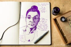 De Atramentis Purple Violet - 45ml Bottled Ink -Office Supplies Sale DeAtramentis MagentaViolet 1