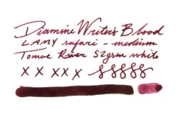 Diamine Writer's Blood - 30ml Bottled Ink -Office Supplies Sale Diamine InkReview WritersBlood TomoeRiver 52gsm 1
