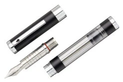 Diplomat Nexus Demo Fountain Pen - Black/Silver -Office Supplies Sale Diplomat Nexus Demo Black OW 3