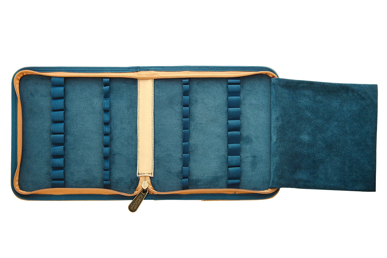 Esterbrook 20 Pen Zipper Canvas Pen Case - Tan 4 Esterbrook 20 Pen Zipper Canvas Pen Case - Tan - Image 2