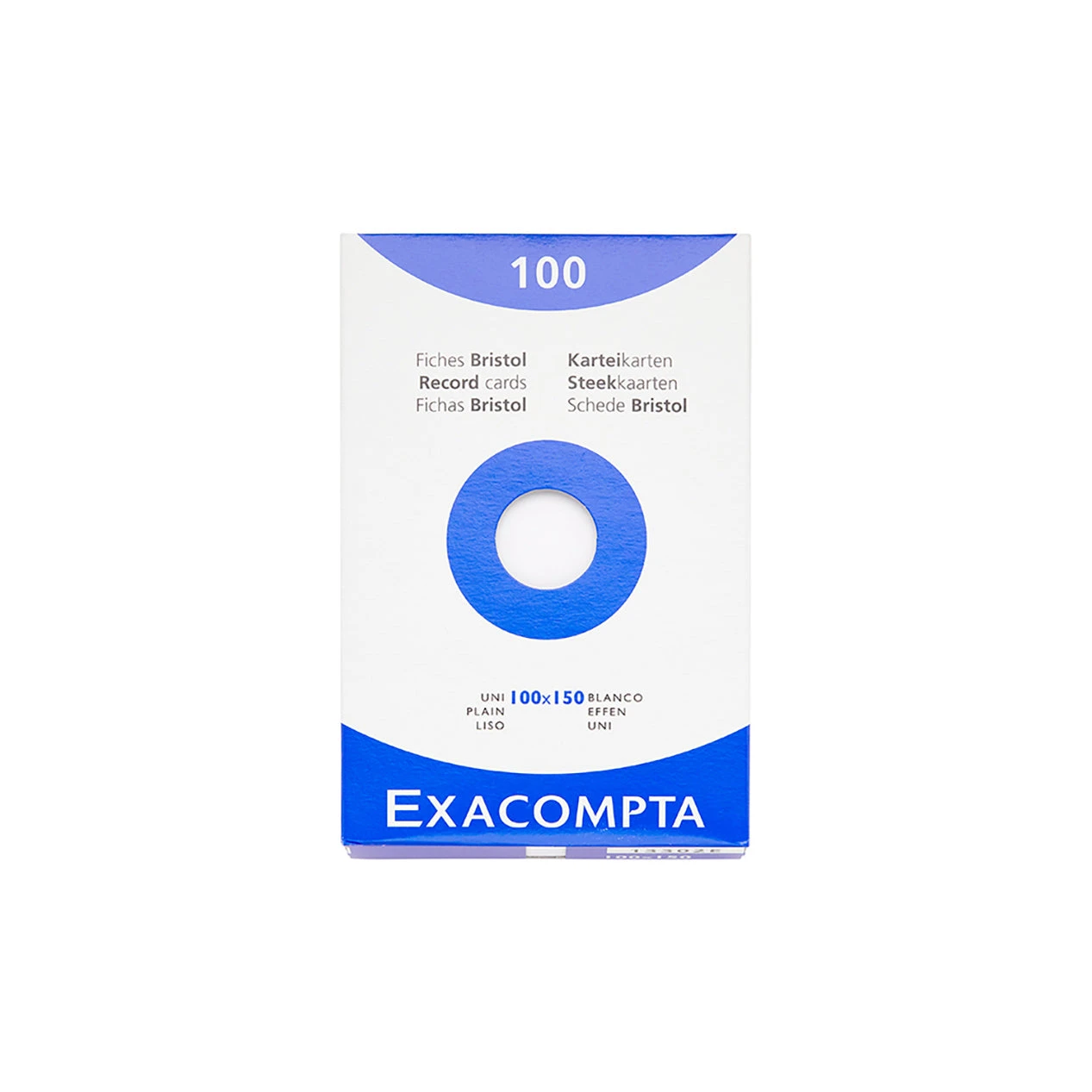 Exacompta White Index Cards (4 X 6) - Blank 3 Exacompta White Index Cards (4 X 6) - Blank