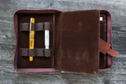 Girologio Grab N Go Pen Case - Oxblood -Office Supplies Sale Girologio GrabNGo Oxblood 6