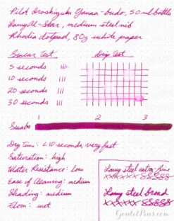 Pilot Iroshizuku Yama-budo - 50ml Bottled Ink -Office Supplies Sale InkReview PilotIroshizuku YamaBudo 2 464c7d84 6de0 4ba2 82ec a1835b8d1ebd