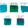 Teal Ink Sample Set -Office Supplies Sale InkSampleSet Teal 2023 SwabText