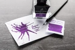 Jacques Herbin Violet Boreal - 50ml Bottled Ink -Office Supplies Sale JacquesHerbin Ink 50ml VioletBoreal 2