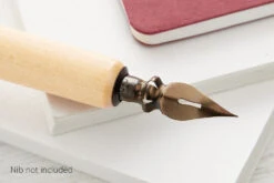 Kakimori White Sakura Wood Nib Holder -Office Supplies Sale Kakimori Nib NibHolder WhiteSakuraWood 3