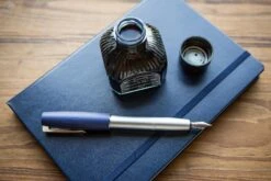 Leuchtturm1917 Medium A5 Notebook - Navy, Lined -Office Supplies Sale Leuchtturm1917 A5Hardcover Lined NW 10