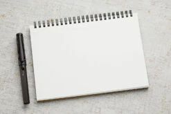 Maruman Mnemosyne N183 A5 Inspiration Notepad - Blank -Office Supplies Sale Maruman Mnemosyne N183 A5InspirationNotepad Blank Detail Inside 1