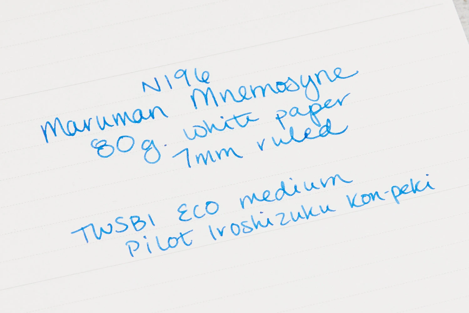 Maruman Mnemosyne N196 B6 Notepad - Lined 7 Maruman Mnemosyne N196 B6 Notepad - Lined - Image 5