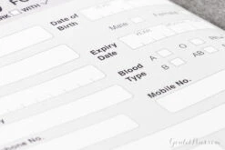 Traveler's Notebook Passport Refill 006 - Monthly Planner -Office Supplies Sale Midori Passport Refill 006 7