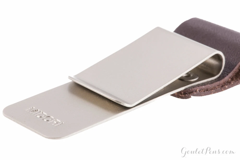 Traveler's Notebook Accessory 016 - Medium Pen Holder, Brown 4 Traveler's Notebook Accessory 016 - Medium Pen Holder, Brown - Image 2