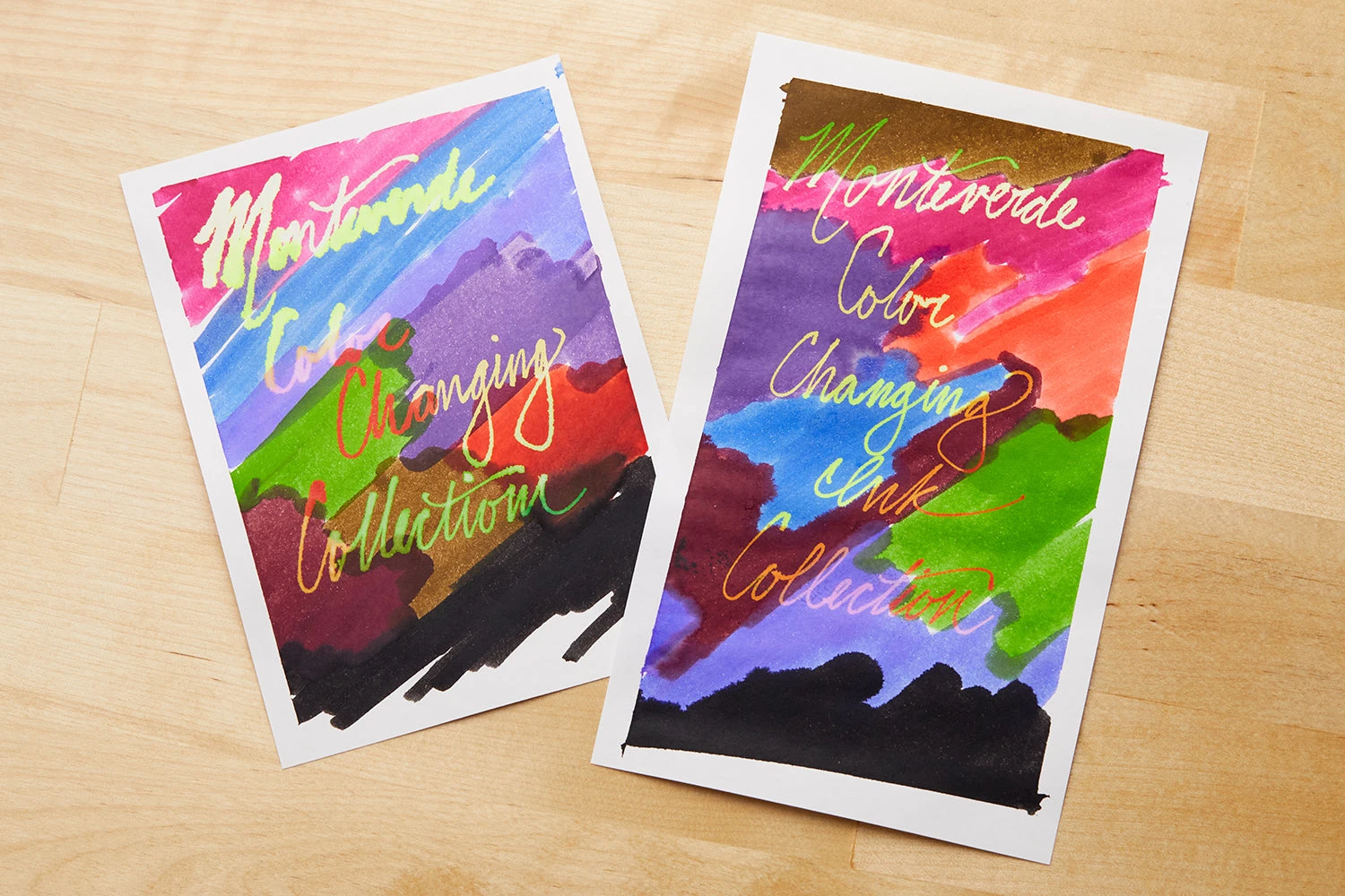 Monteverde Color Changing Red To Yellow - 30ml Bottled Ink 7 Monteverde Color Changing Red To Yellow - 30ml Bottled Ink - Image 5