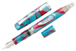 Noodler's Konrad Acrylic Flex Fountain Pen - Coral Sea -Office Supplies Sale Noodlers Konrad Acrylic Flex CoralSea OW 3