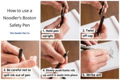 Noodler's Boston Safety Pen - Chestnut -Office Supplies Sale Noodlers SafetyPen Graphic aac79b50 f6ff 4220 8c90 da12e1eccd28
