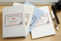 Original Crown Mill Classic Laid A5 Tablet - White -Office Supplies Sale OriginalCrownMill ClassicLaid A5Tablet Cream Grey LightBlue White group 1 c5b46abf 54b4 4cf1 ac54 5a3ad9e04a47