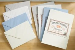 Original Crown Mill Classic Laid Small Envelopes - White -Office Supplies Sale OriginalCrownMill ClassicLaidSmallEnvelopes A5Tablet Cream Grey LightBlue White group 2 a55fe119 0609 4132 b247 52bdc22bc32a