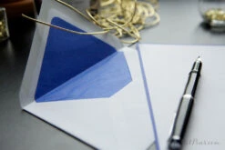 Original Crown Mill Bicolor A5 Correspondence Set - White/Royal Blue -Office Supplies Sale OriginalCrownMill CorrespondenceSet WhiteBlue 4