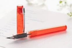 Platinum Prefounte Fountain Pen - Vermilion Orange -Office Supplies Sale Platinum Prefounte VermillionOrange 3c