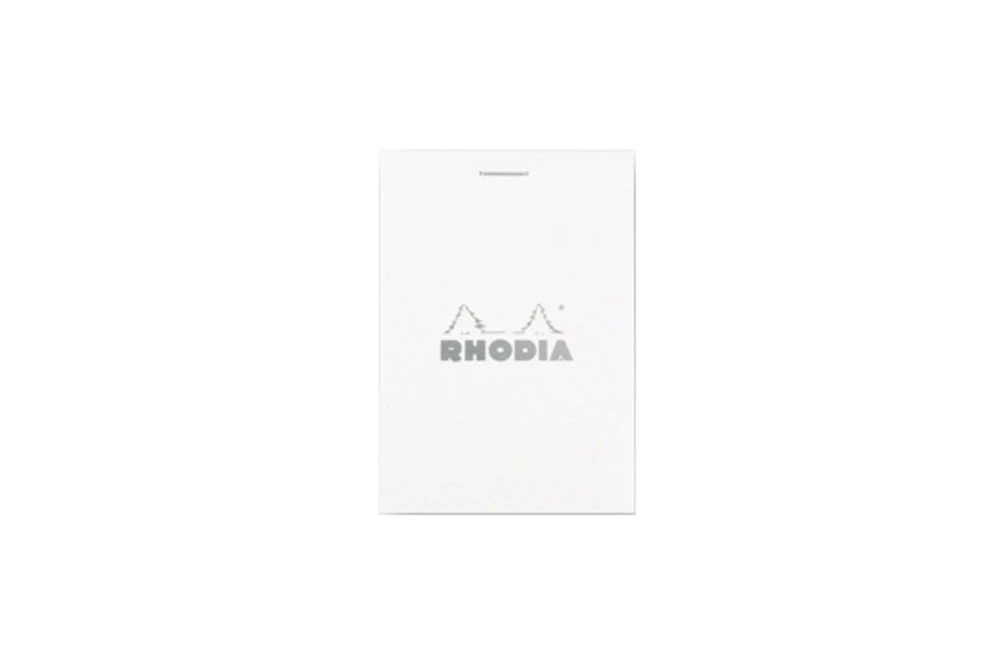 Rhodia No. 11 A7 Notepad - Ice White, Lined 3 Rhodia No. 11 A7 Notepad - Ice White, Lined