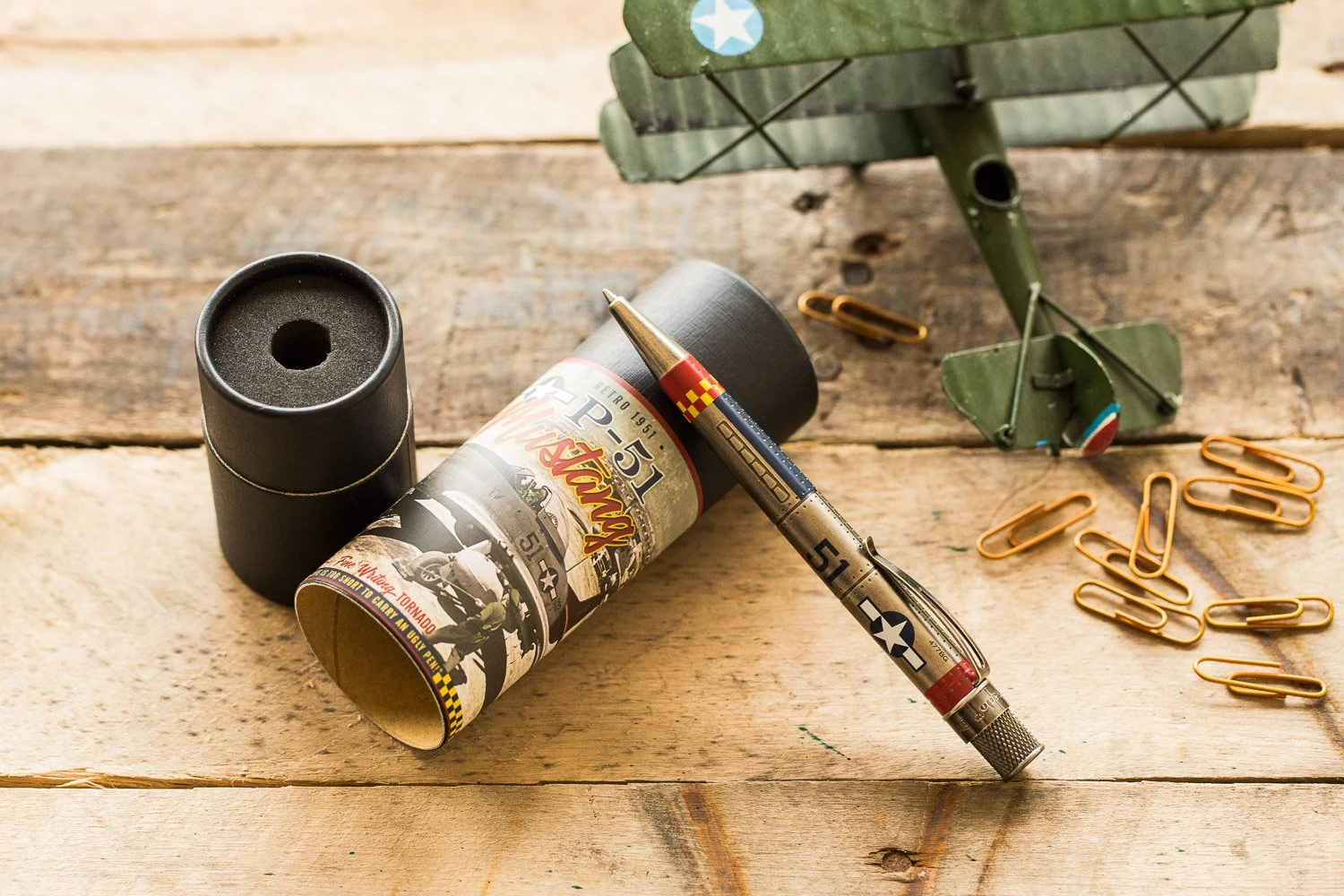 Retro 51 Tornado Rollerball Pen - P-51 Mustang 8 Retro 51 Tornado Rollerball Pen - P-51 Mustang - Image 6