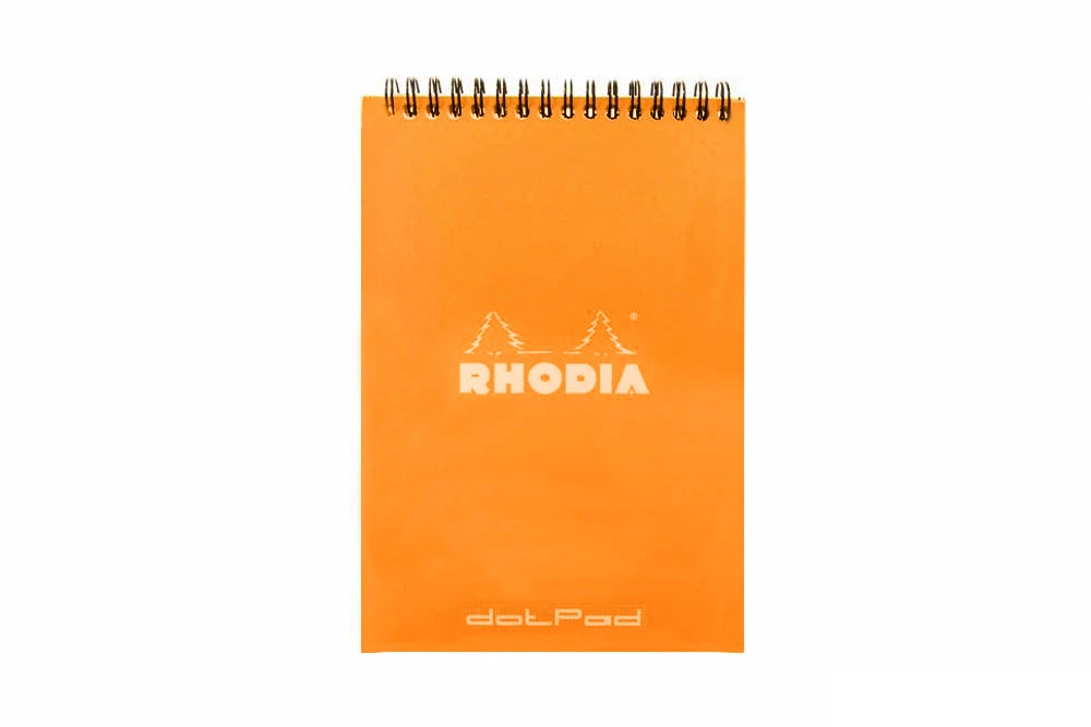 Rhodia No. 16 Top Wirebound A5 Notepad - Orange, Dot Grid 3 Rhodia No. 16 Top Wirebound A5 Notepad - Orange, Dot Grid