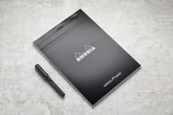 Rhodia No. 18 A4 Notepad - Black, Dot Grid -Office Supplies Sale Rhodia ClassicNotepad TopBound A4 No18 Stapled DotGrid Black 1