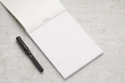 Rhodia No. 16 A5 Notepad - Ice White, Graph -Office Supplies Sale Rhodia ClassicNotepad TopBound No16 Stapled Graph IceWhite 2