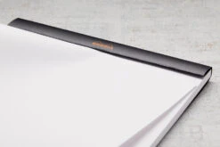 Rhodia No. 18 A4 Notepad - Black, Blank 16 Rhodia No. 18 A4 Notepad - Black, Blank -Office Supplies Sale Rhodia ClassicNotepad TopBound No18 Stapled Blank Black 4