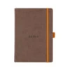 Rhodia Goalbook Dot Grid A5 Hardcover Journal - Chocolate (Ivory Paper) -Office Supplies Sale Rhodia Goalbook Hardcover Chocolate stock 1 d17b9e78 e295 4f3f 95a4 e11848905dee