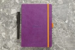 Rhodia Goalbook Dot Grid A5 Hardcover Journal - Purple (Ivory Paper) -Office Supplies Sale Rhodia Goalbooks DotGrid A5 Purple 1