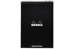Rhodia No. 18 Top Wirebound A4 Notepad - Black, Dot Grid