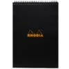 Rhodia No. 18 Top Wirebound A4 Notepad - Black, Lined