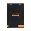 Rhodia No. 16 Premium A5 Notepad - Black, Blank -Office Supplies Sale Rhodia PremiumNotepad No16 Black Blank 1