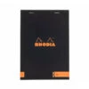 Rhodia No. 16 Premium A5 Notepad - Black, Lined -Office Supplies Sale Rhodia PremiumNotepad No16 Black Lined 1