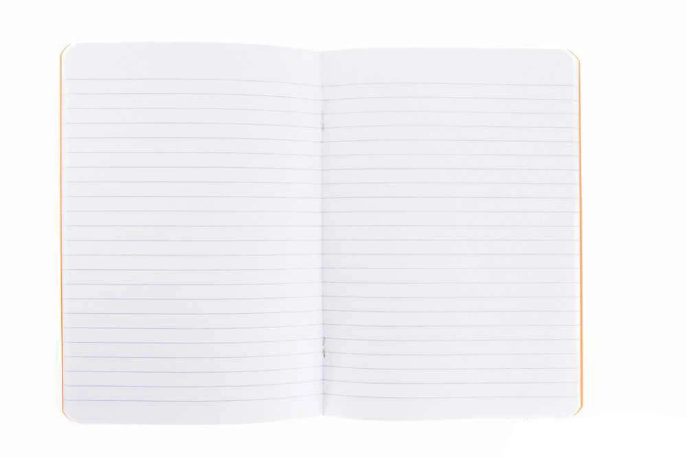 Rhodia Classic Side Staplebound A5 Notebook - Orange, Lined 5 Rhodia Classic Side Staplebound A5 Notebook - Orange, Lined - Image 3