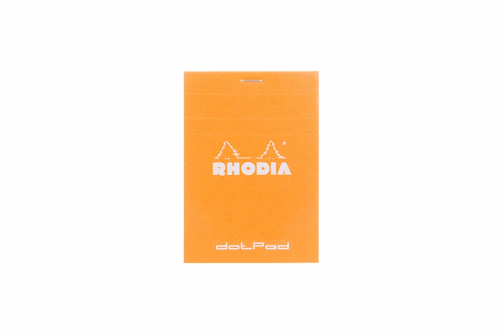 Rhodia No. 12 Small Notepad - Orange, Dot Grid 3 Rhodia No. 12 Small Notepad - Orange, Dot Grid