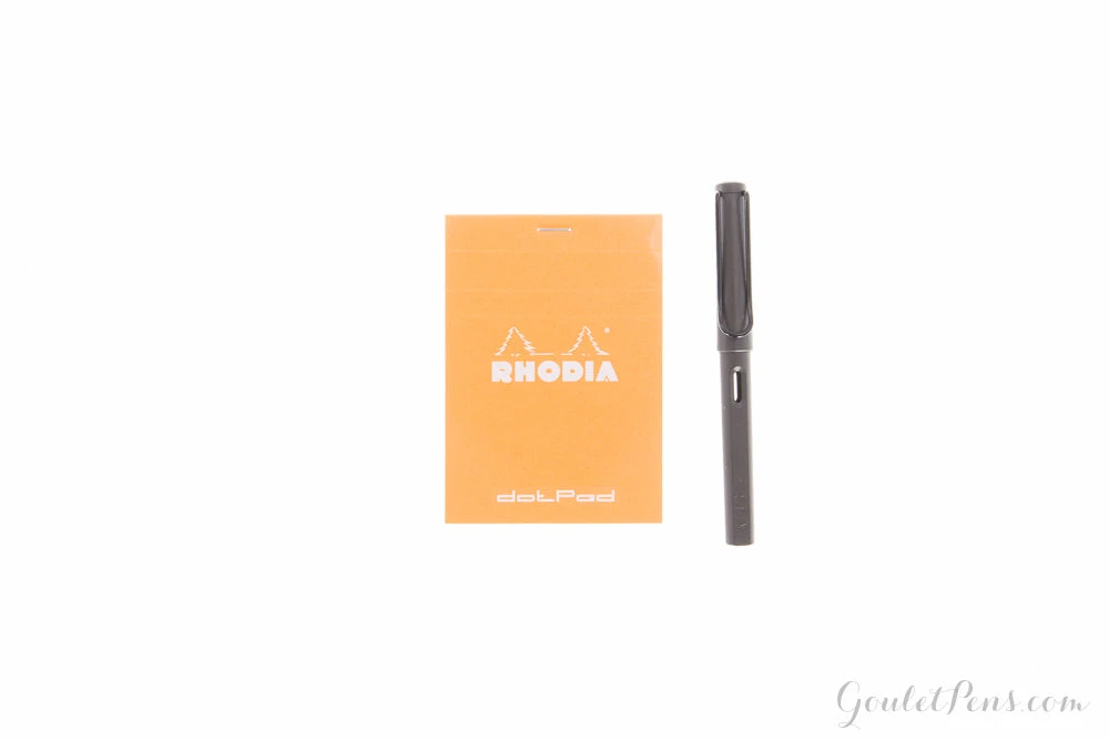 Rhodia No. 12 Small Notepad - Orange, Dot Grid 4 Rhodia No. 12 Small Notepad - Orange, Dot Grid - Image 2